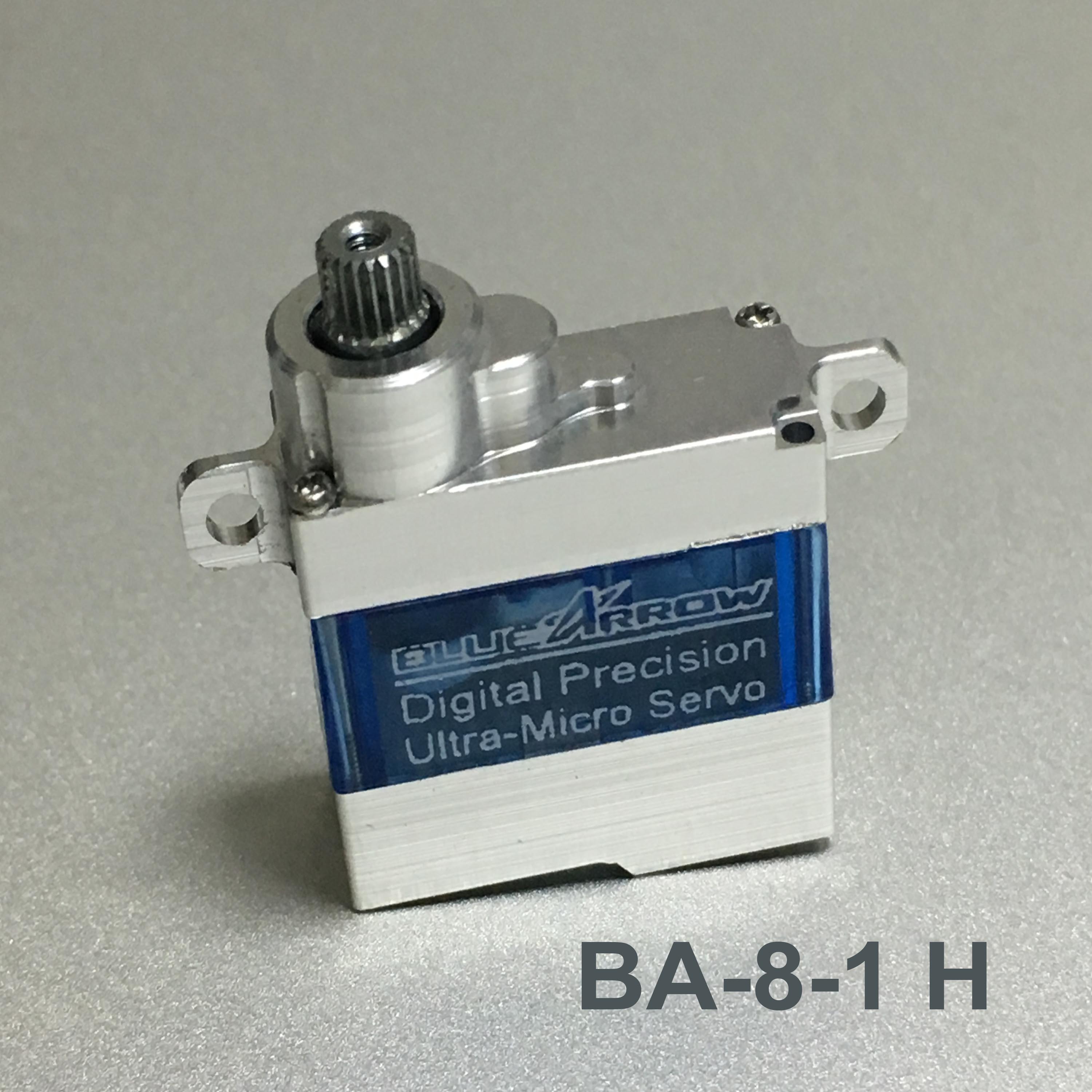 BA 8-1 Digital, Metal Gears, Metal Case, 6.1g Servo (Pkge.of 4)